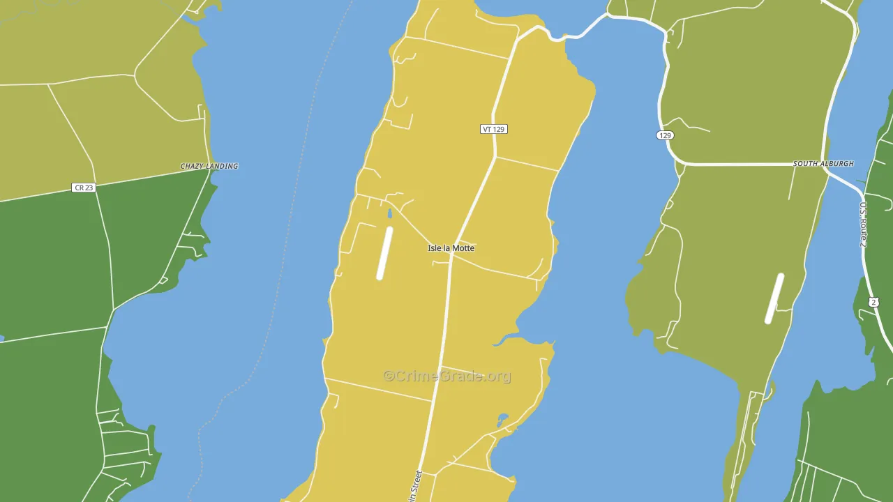 05463, VT Map of Theft Rates