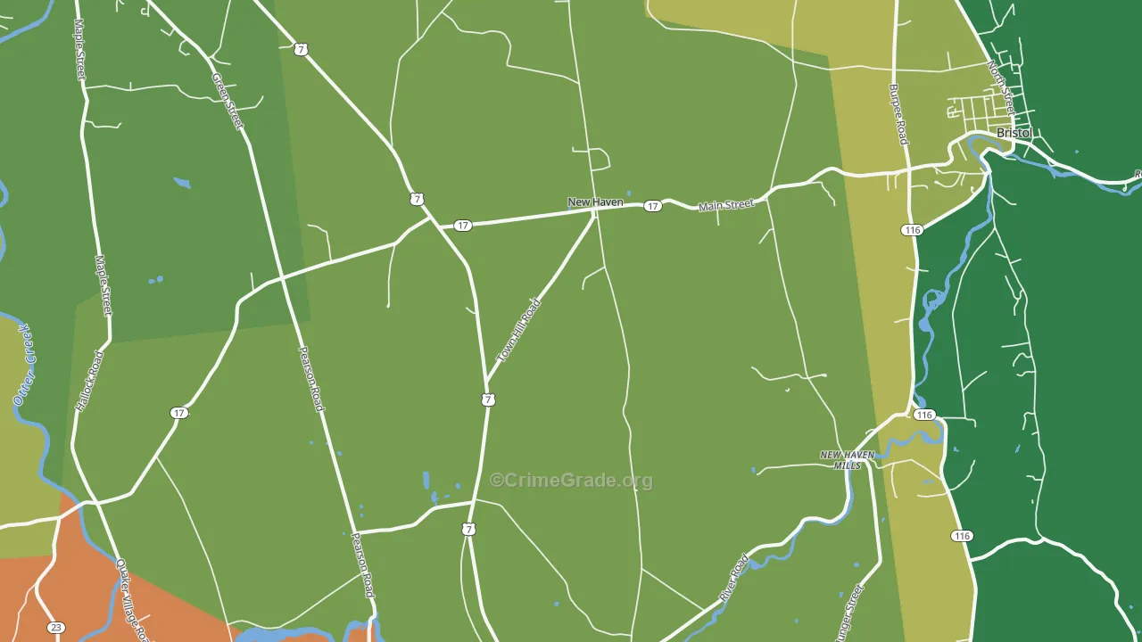 05472, VT Map of Theft Rates