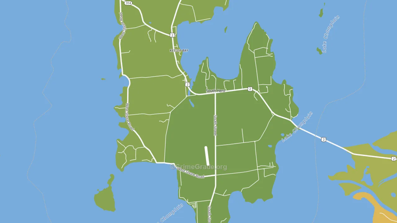 05486, VT Map of Theft Rates