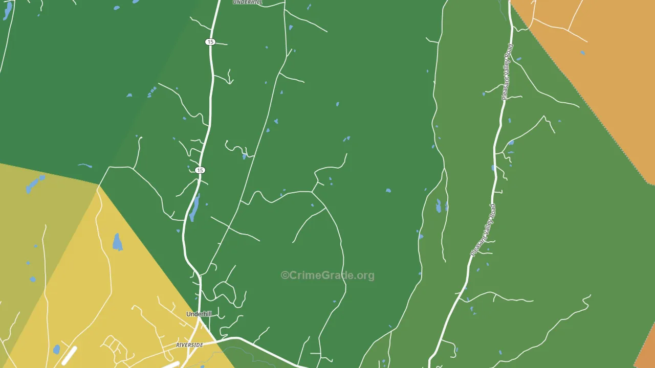 05489, VT Map of Theft Rates