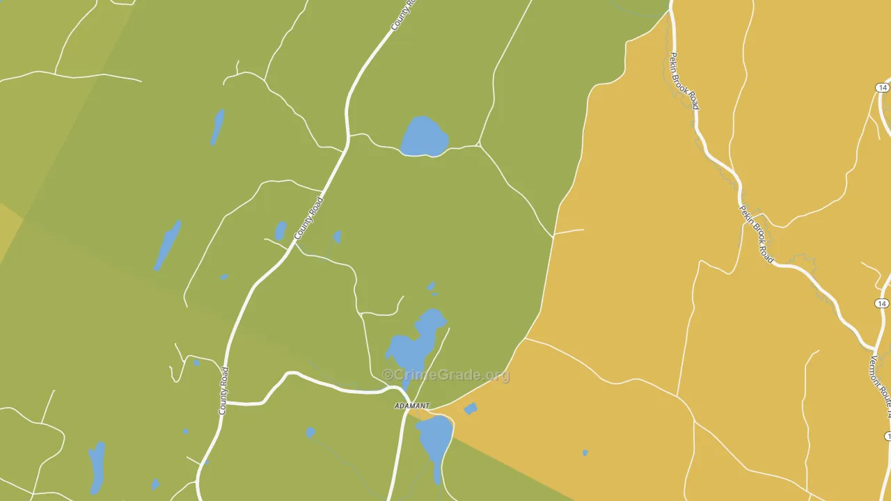 05640, VT Map of Theft Rates