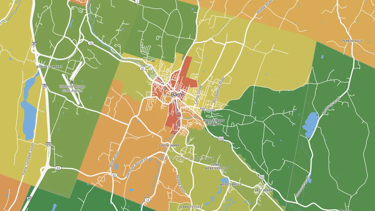 05641, VT Map of Theft Rates