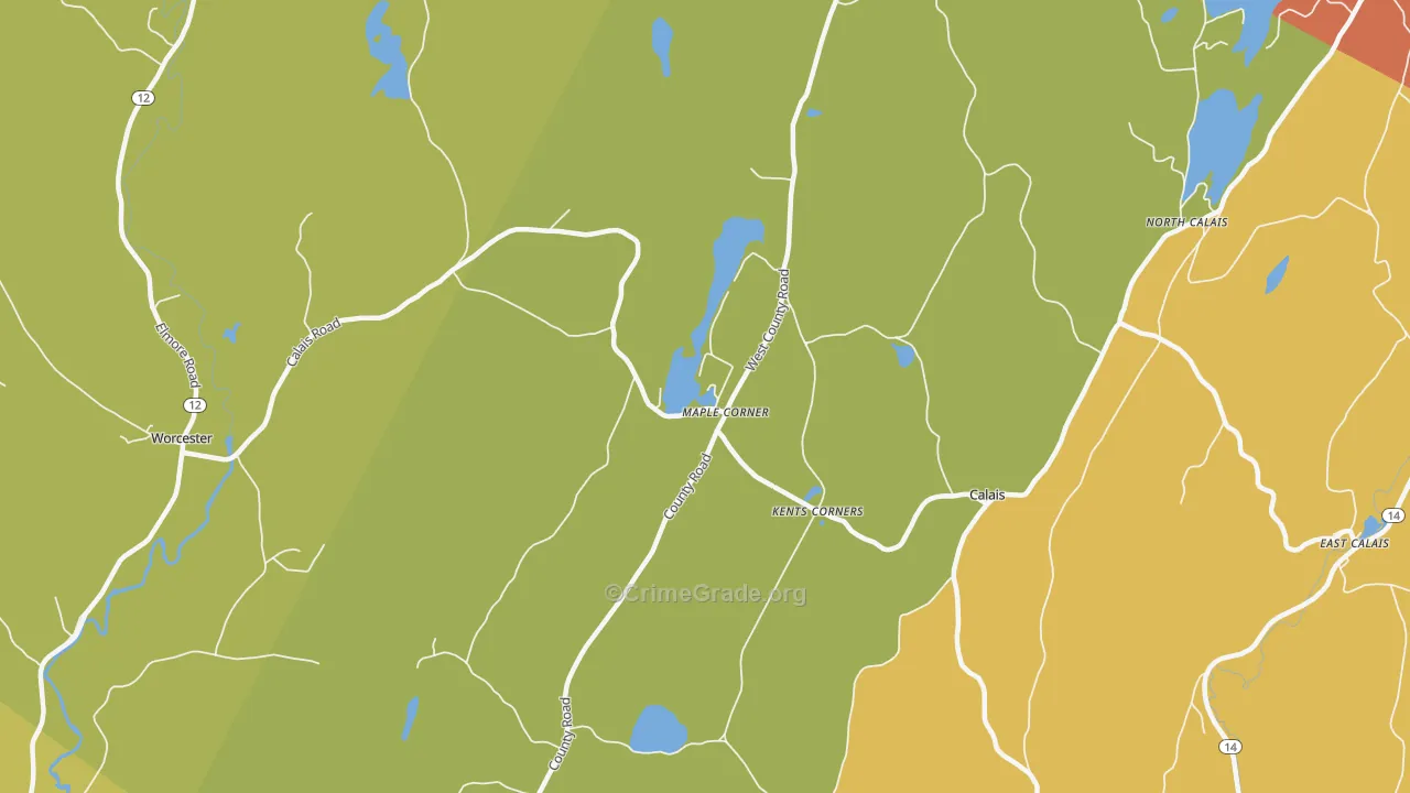 05648, VT Map of Theft Rates