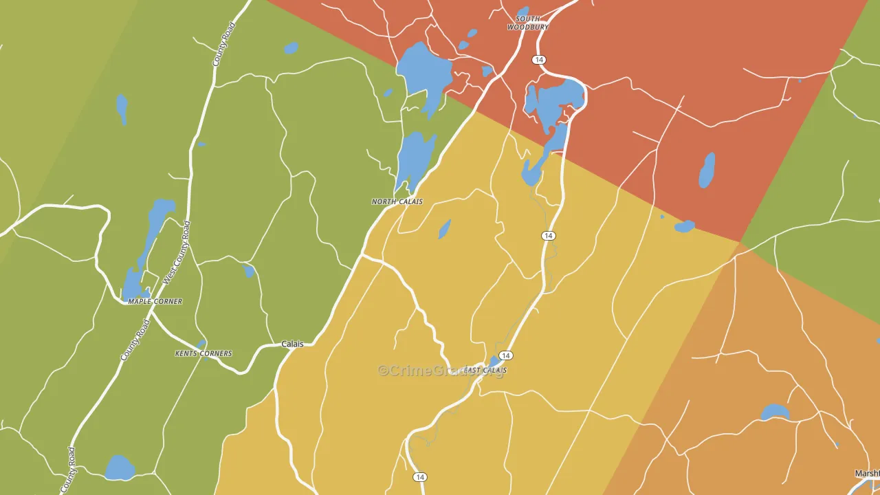05650, VT Map of Theft Rates