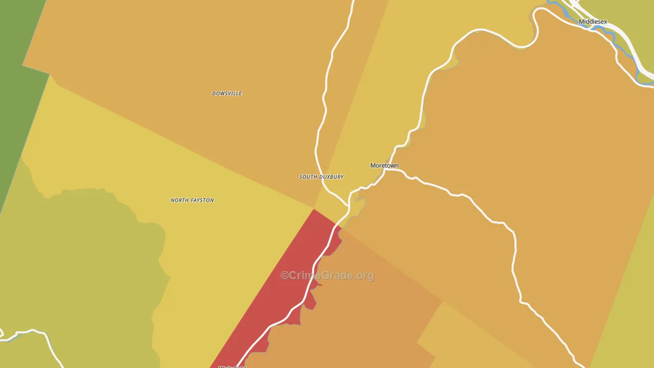 05660, VT Map of Theft Rates