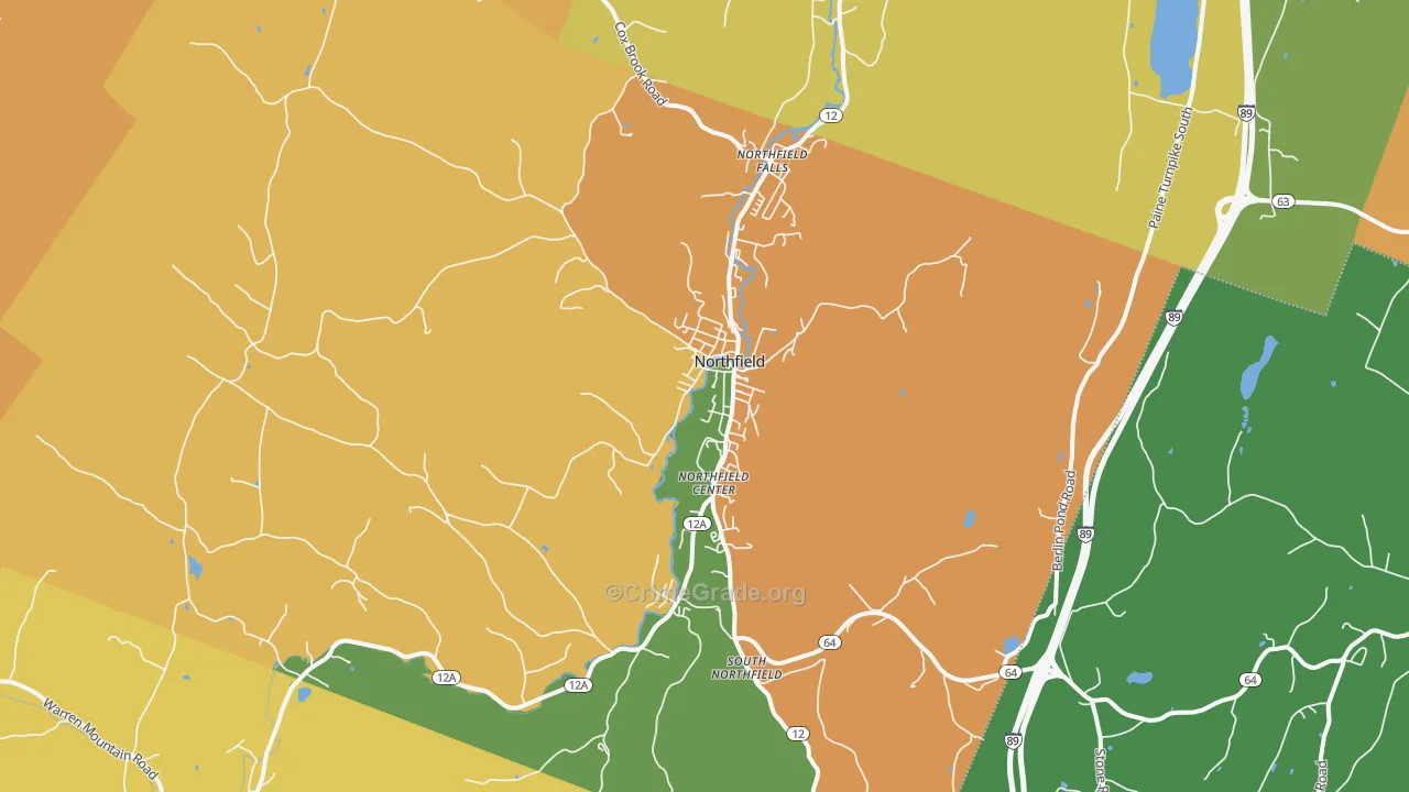 05663, VT Map of Theft Rates