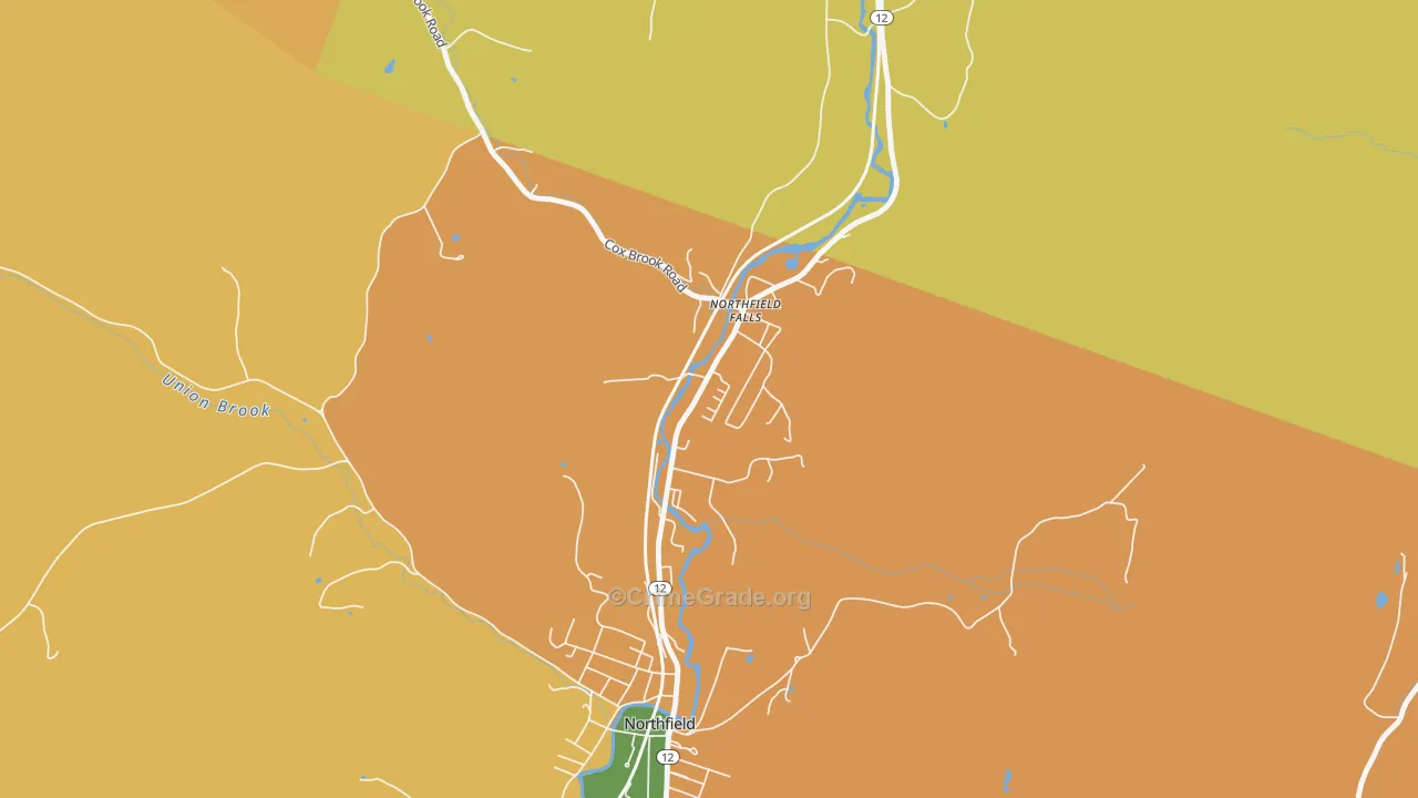 05664, VT Map of Theft Rates