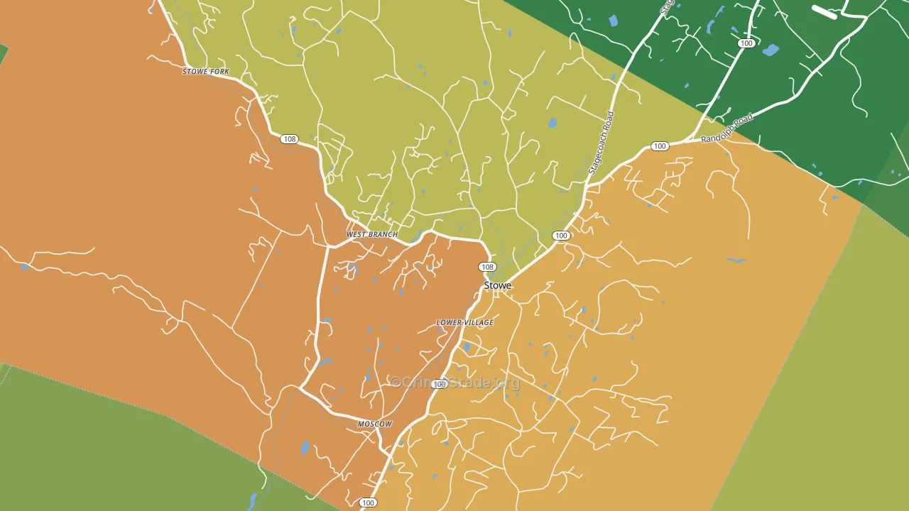 05672, VT Map of Theft Rates