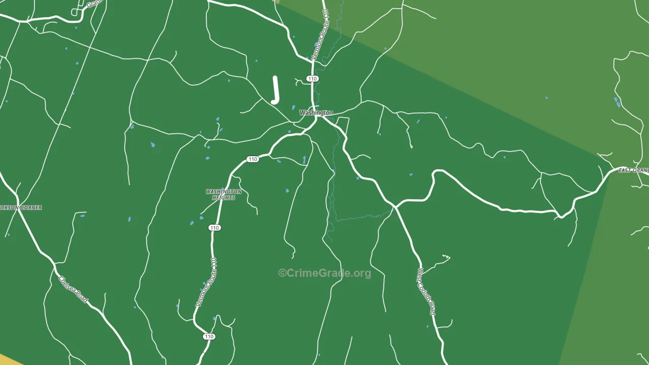 05675, VT Map of Theft Rates
