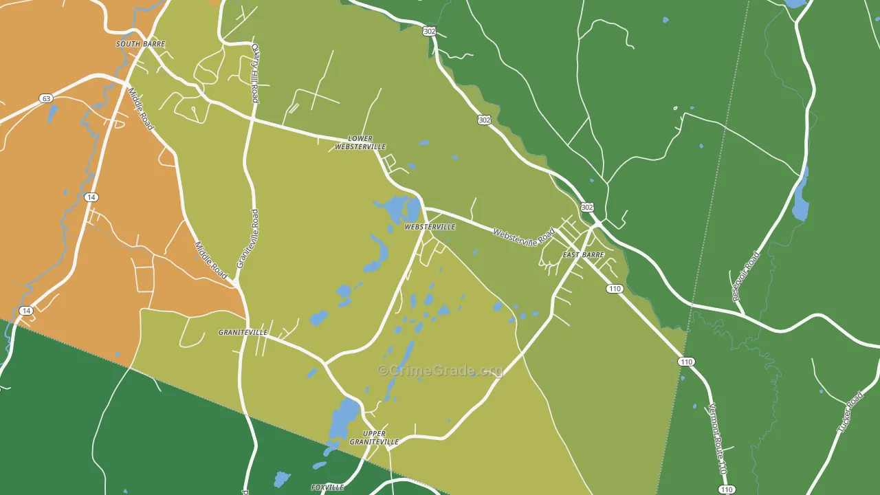 05678, VT Map of Theft Rates