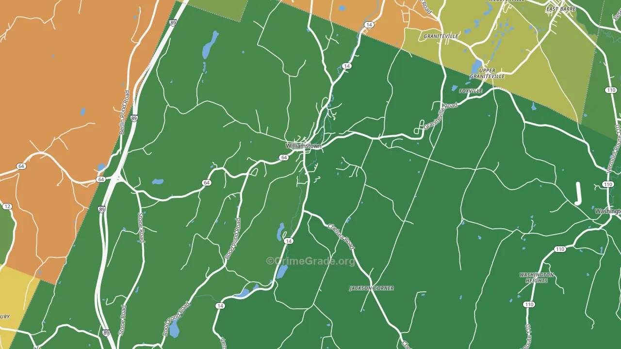 05679, VT Map of Theft Rates