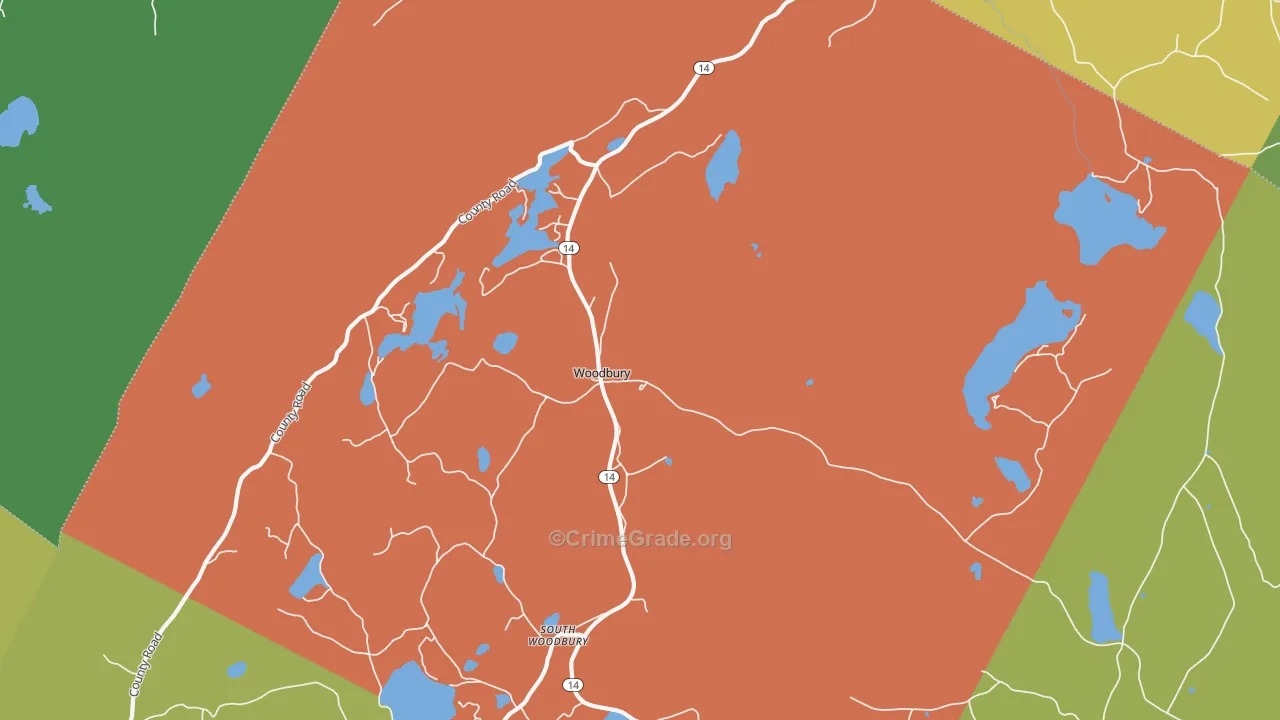 05681, VT Map of Theft Rates
