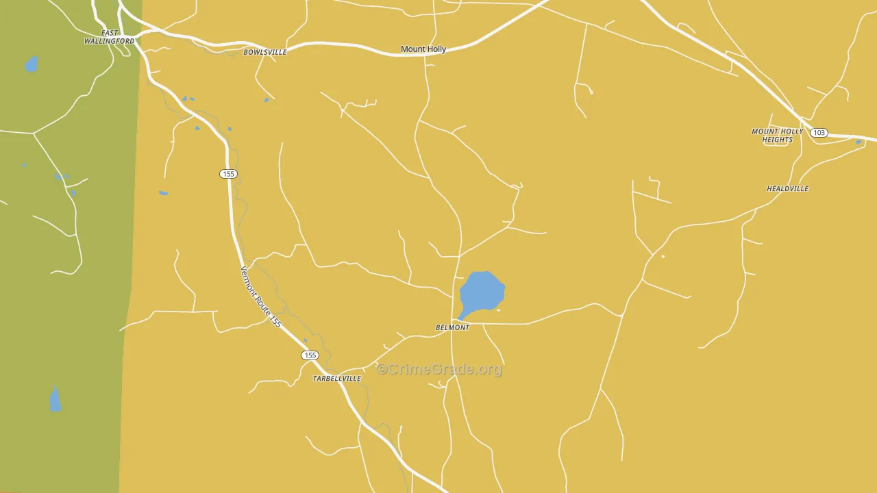 05730, VT Map of Theft Rates