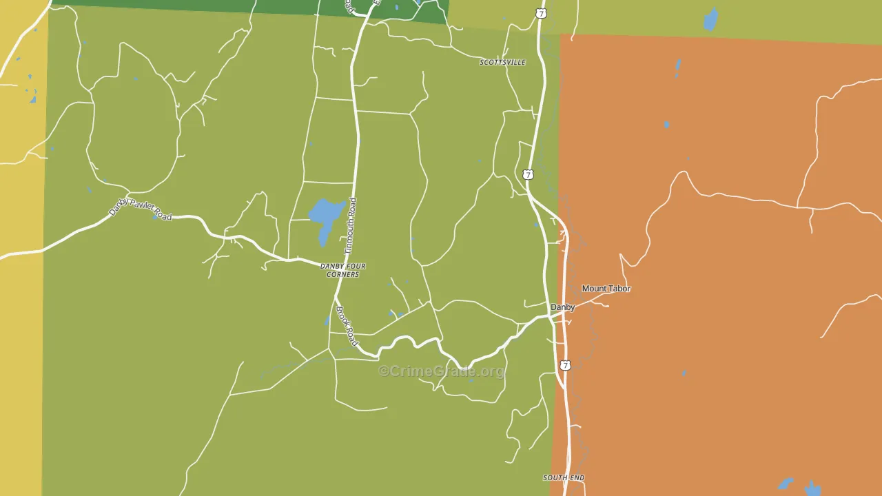 05739, VT Map of Theft Rates