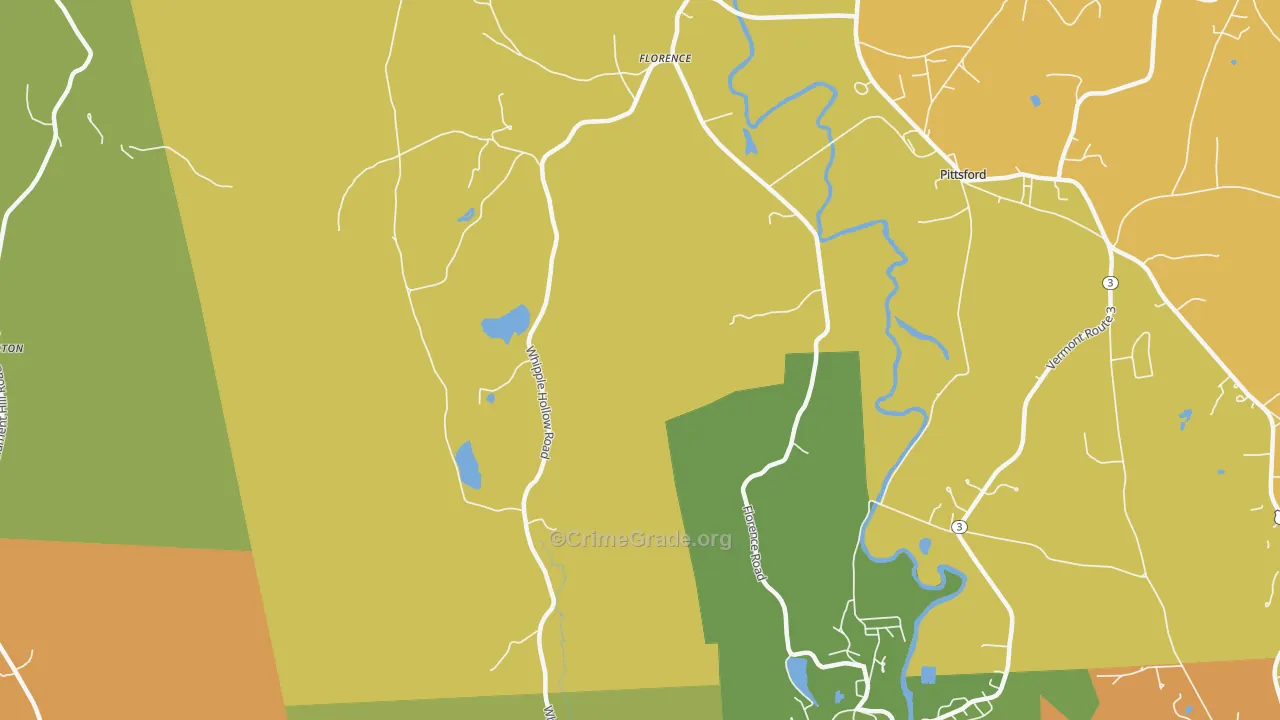05744, VT Map of Theft Rates