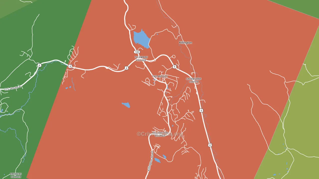 05751, VT Map of Theft Rates