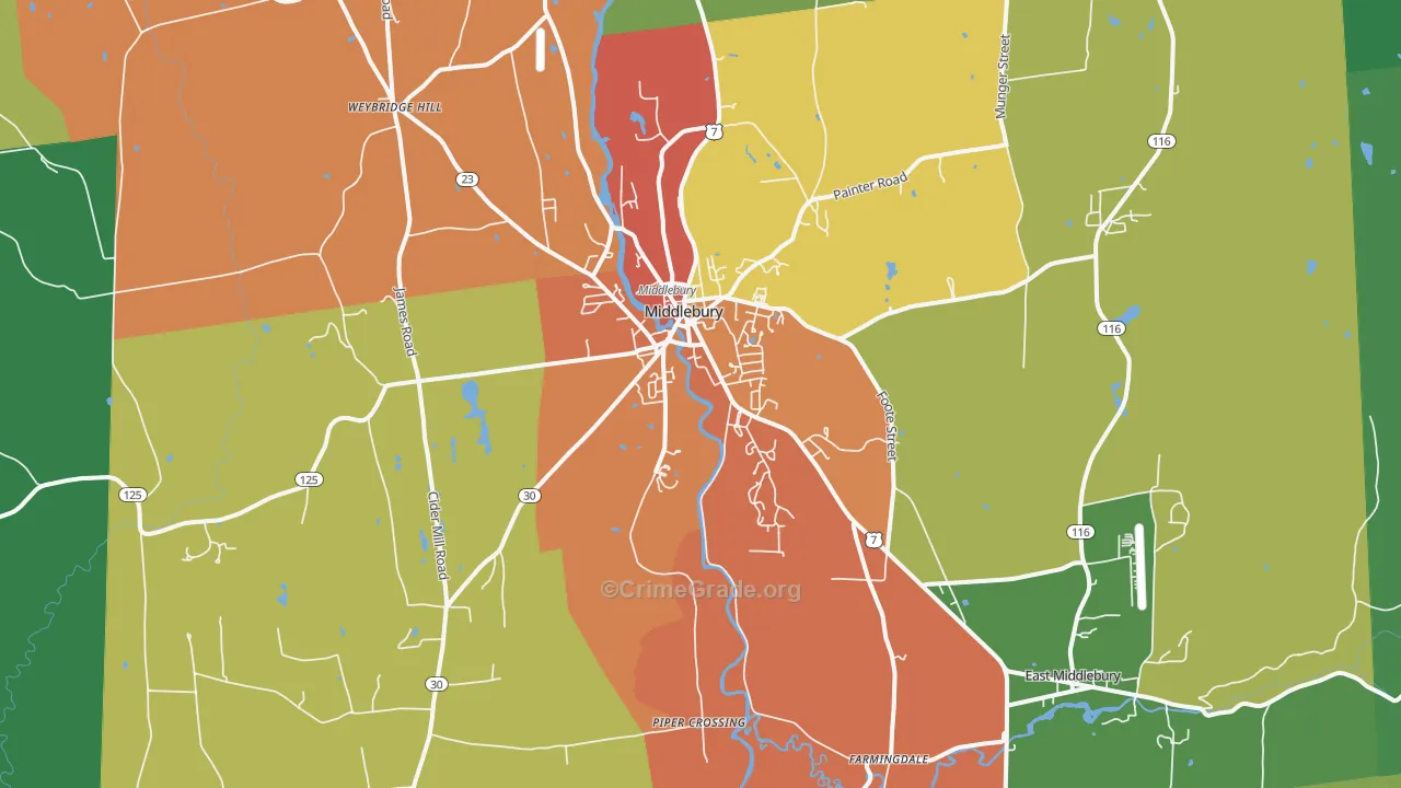 05753, VT Map of Theft Rates