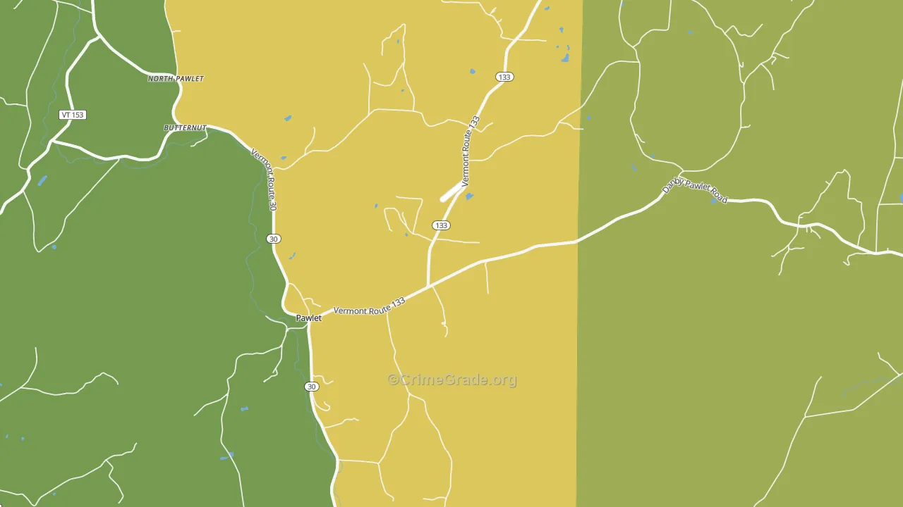 05761, VT Map of Theft Rates