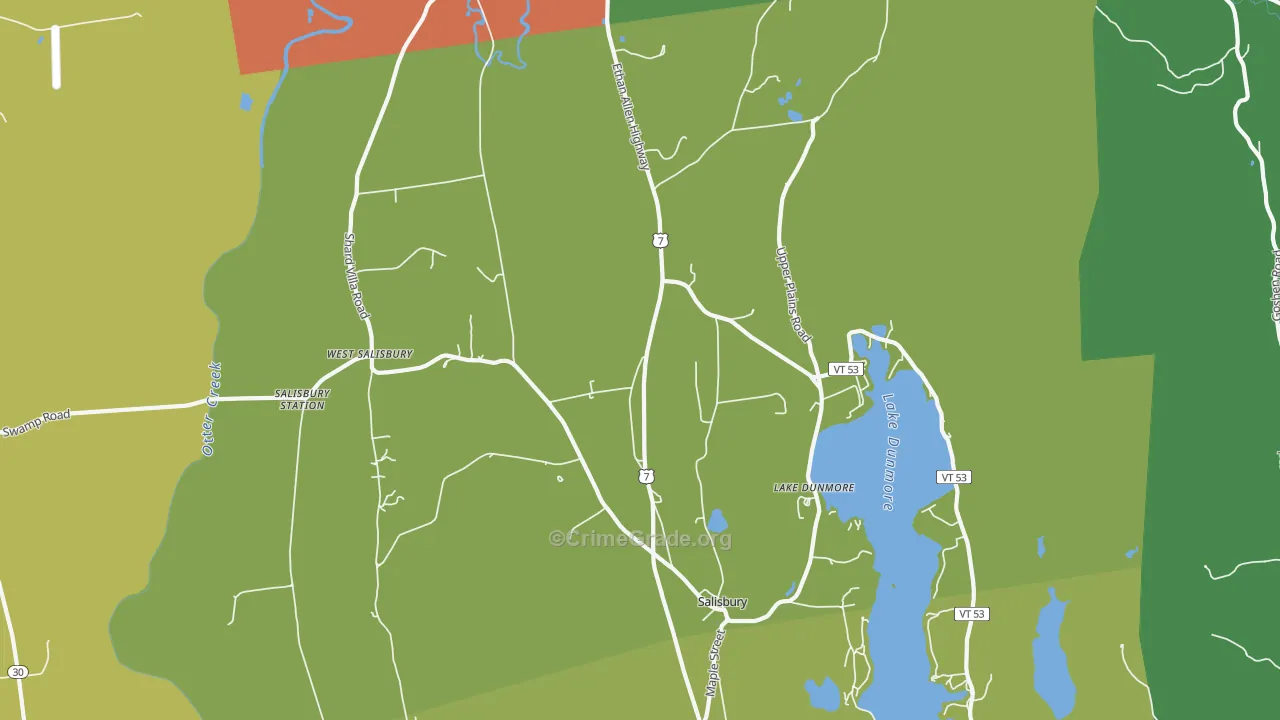 05769, VT Map of Theft Rates