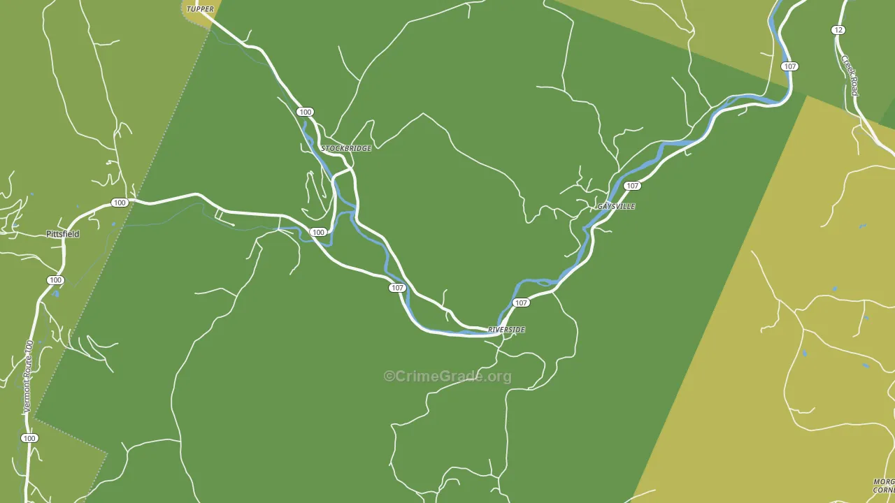 05772, VT Map of Theft Rates