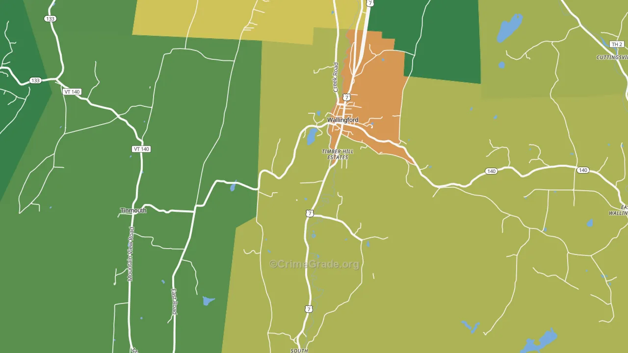 05773, VT Map of Theft Rates