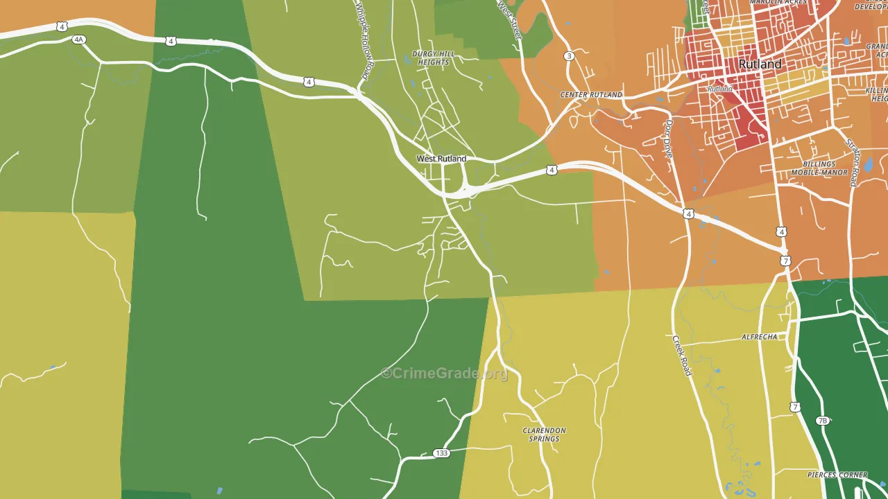 05777, VT Map of Theft Rates