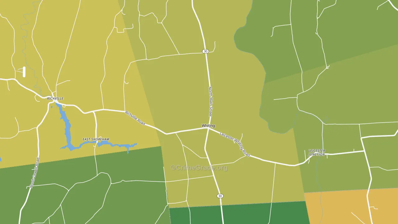 05778, VT Map of Theft Rates