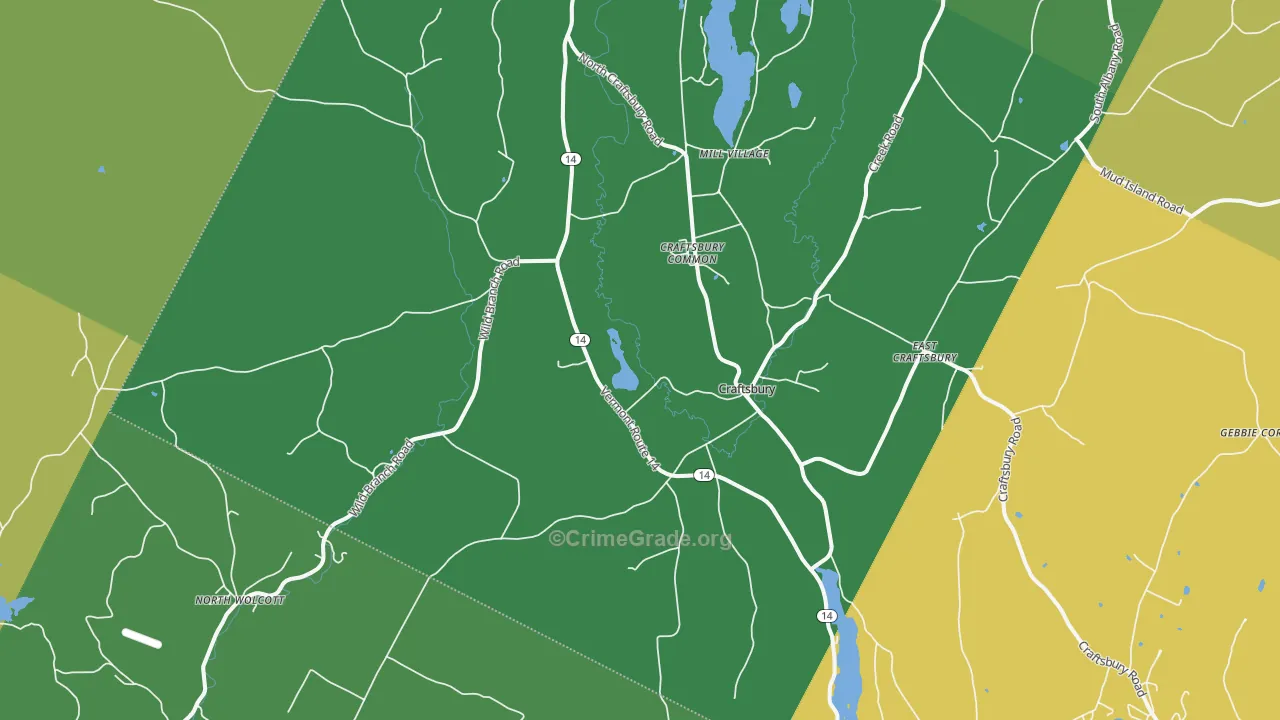 05826, VT Map of Theft Rates
