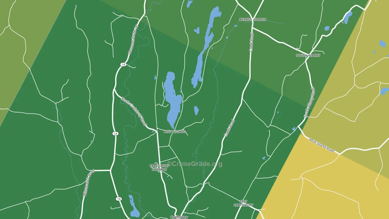 05827, VT Map of Theft Rates