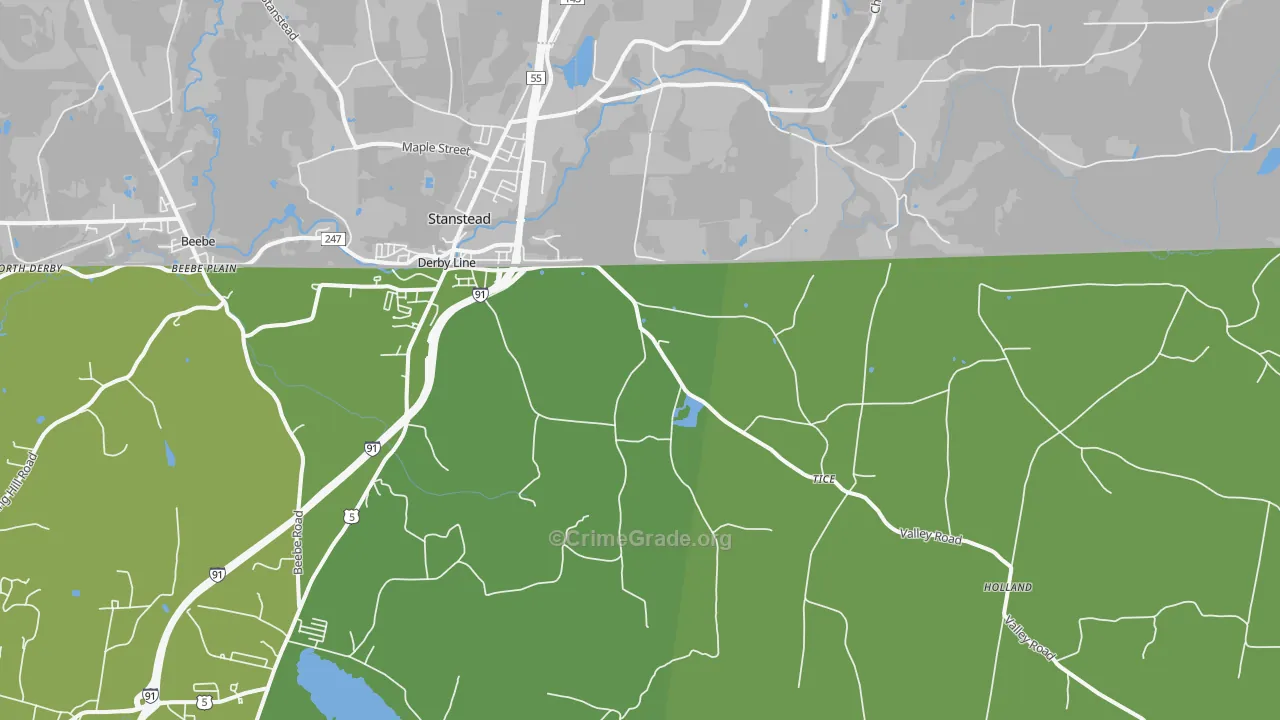 05830, VT Map of Theft Rates