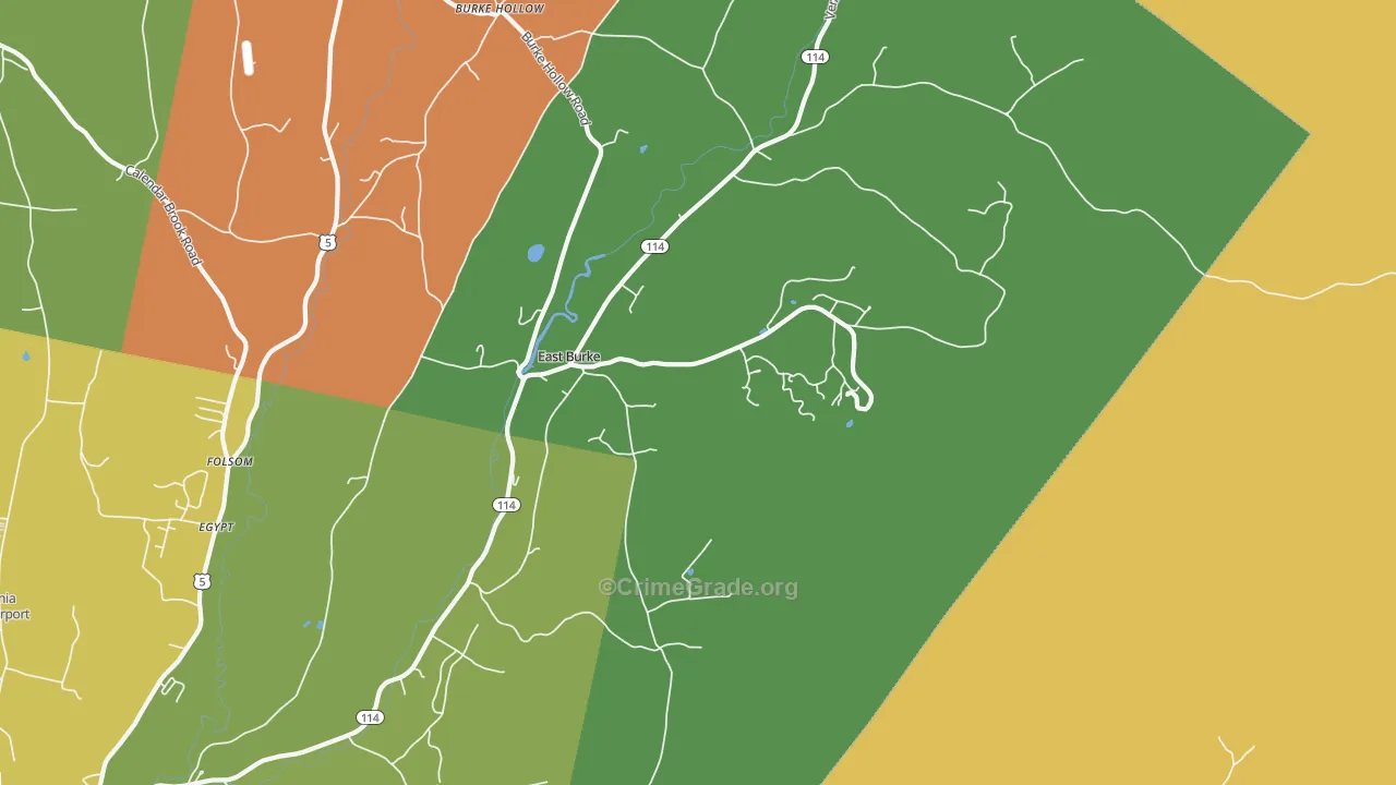 05832, VT Map of Theft Rates