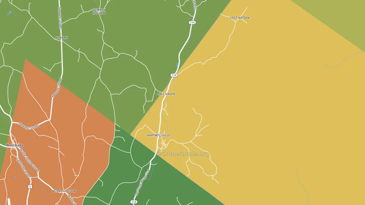 05837, VT Map of Theft Rates