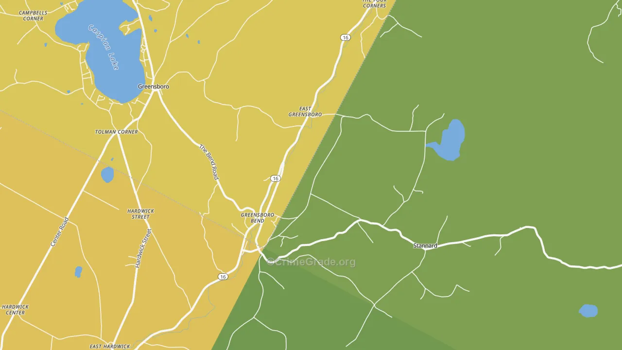 05842, VT Map of Theft Rates