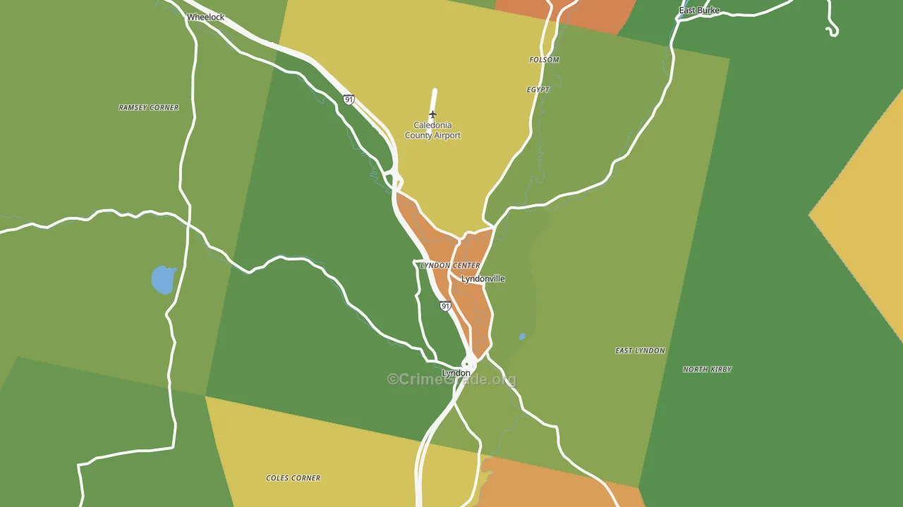05851, VT Map of Theft Rates