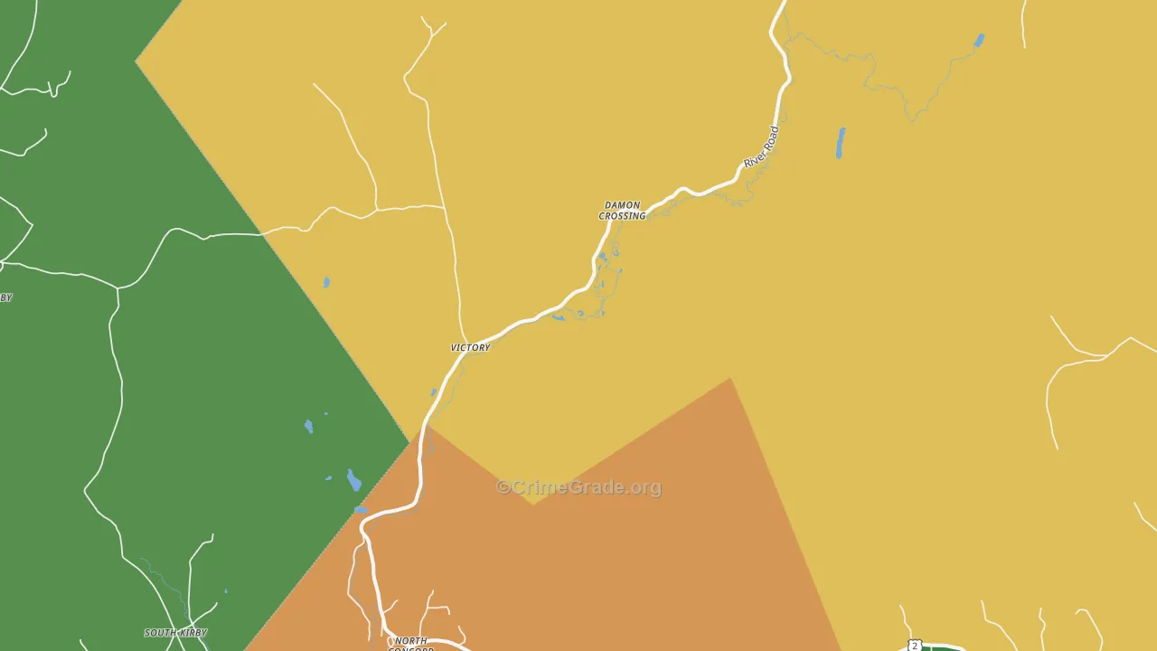 05858, VT Map of Theft Rates