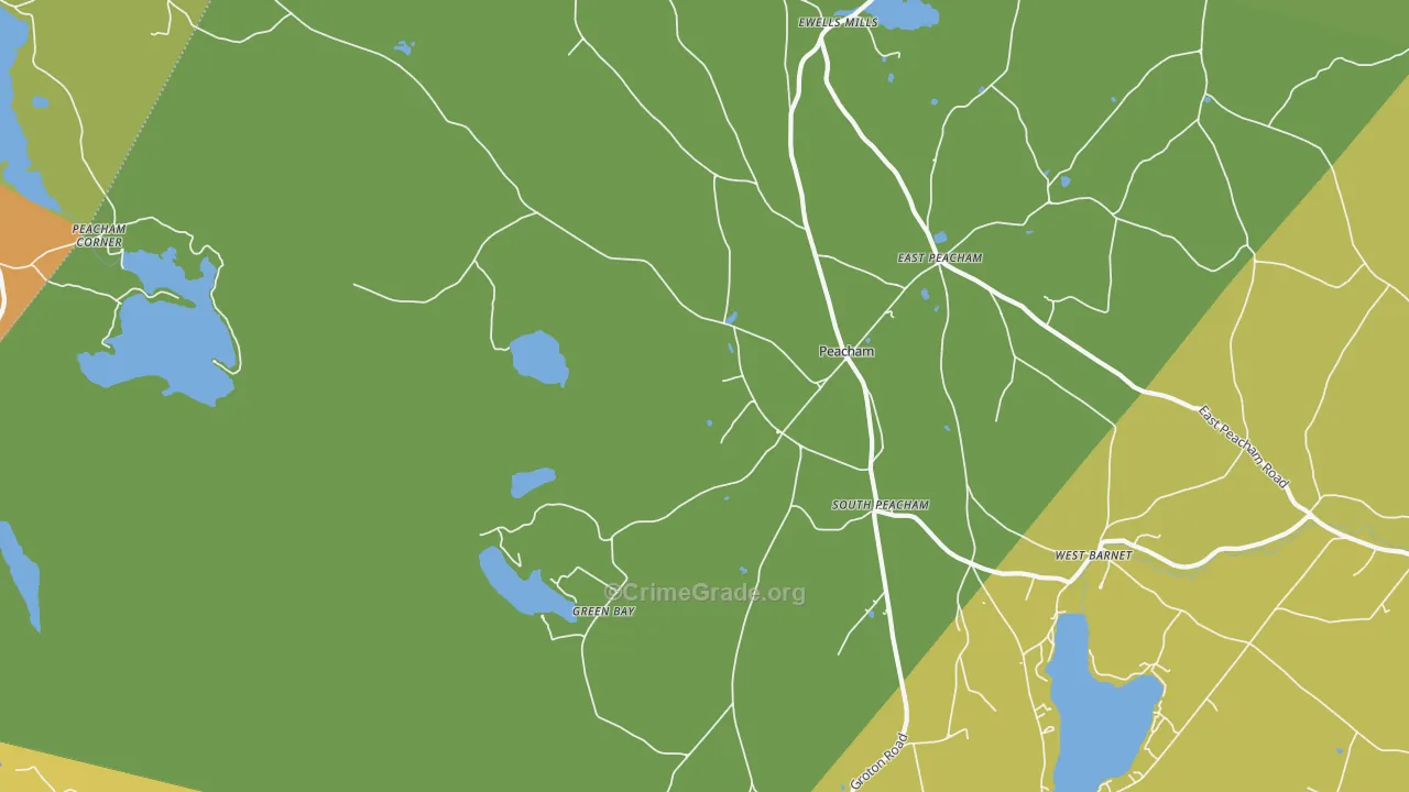 05862, VT Map of Theft Rates
