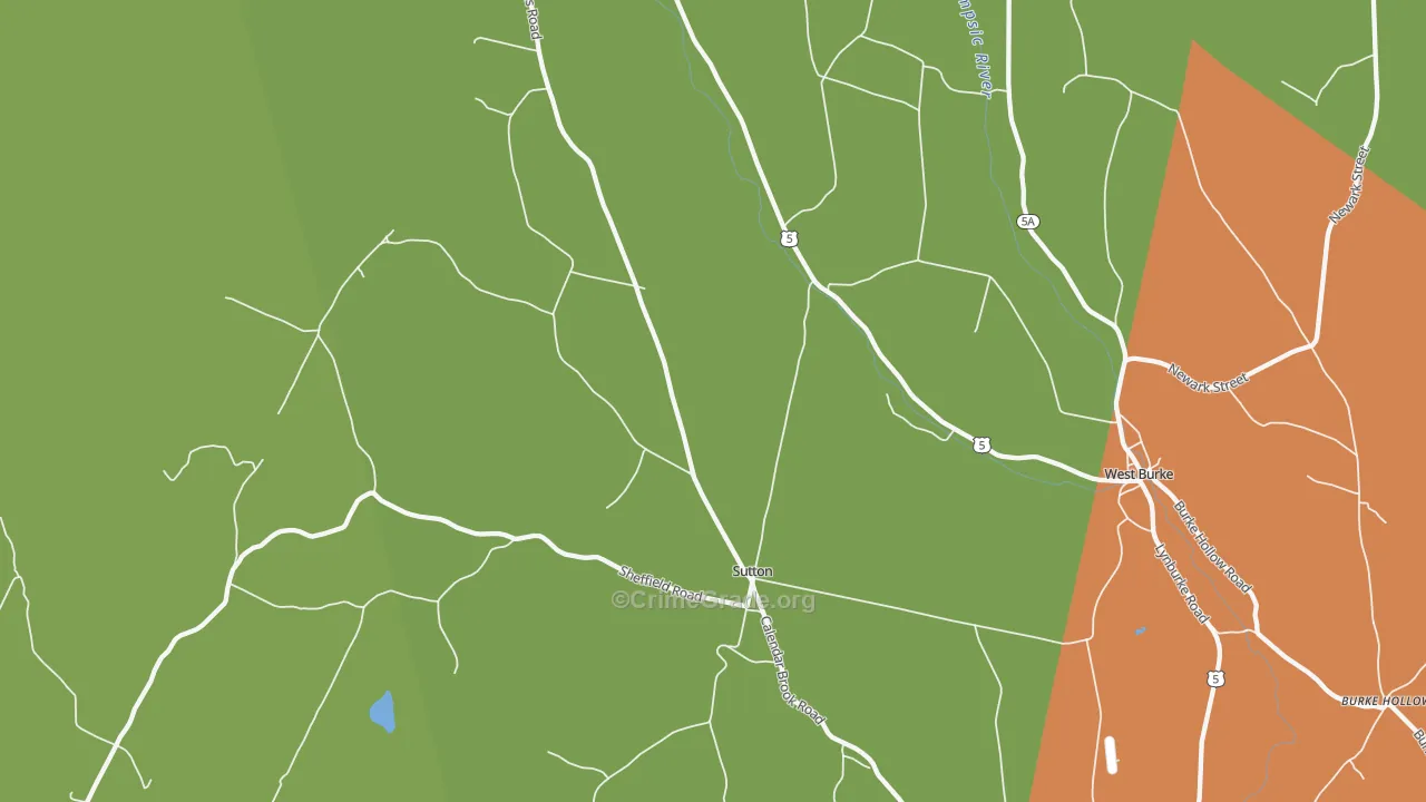 05867, VT Map of Theft Rates