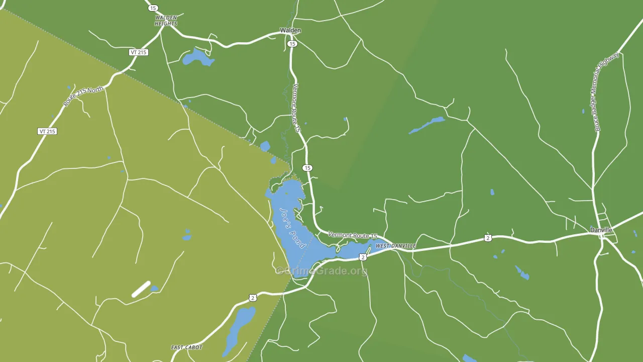 05873, VT Map of Theft Rates