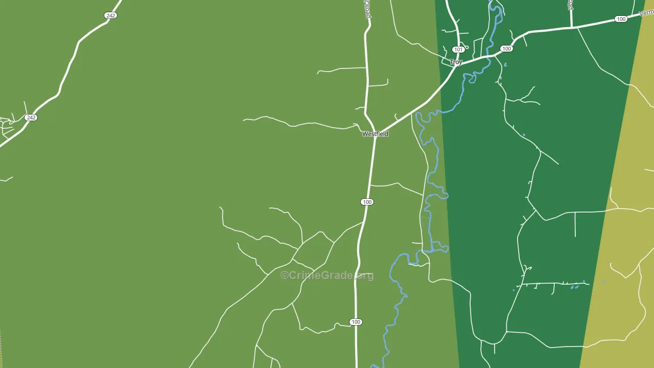05874, VT Map of Theft Rates