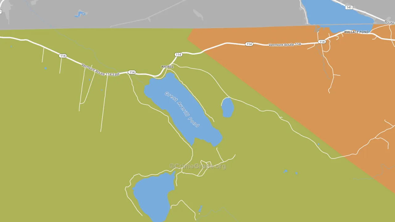 05901, VT Map of Theft Rates