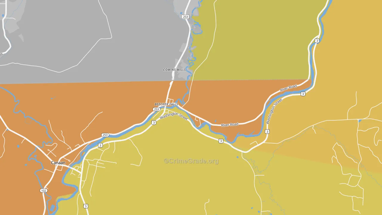 05902, VT Map of Theft Rates