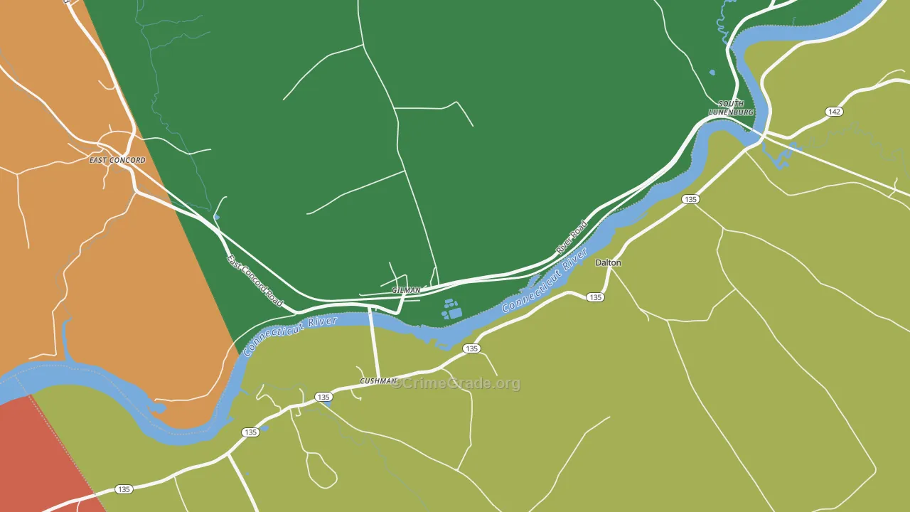 05904, VT Map of Theft Rates