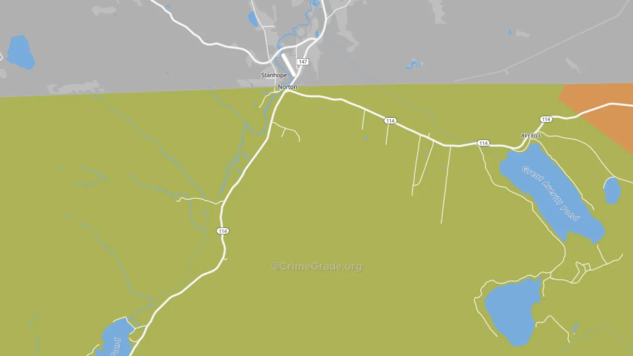 05907, VT Map of Theft Rates