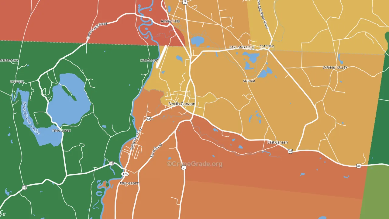 06018, CT Map of Theft Rates