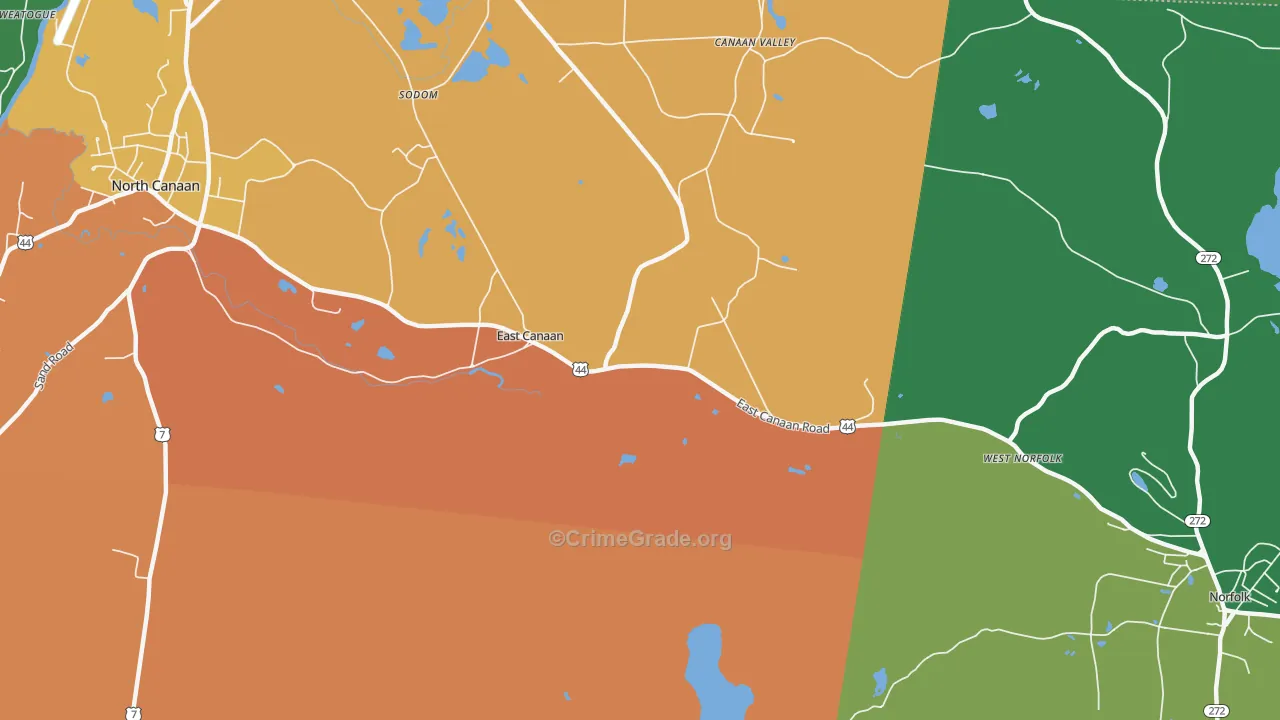 06024, CT Map of Theft Rates