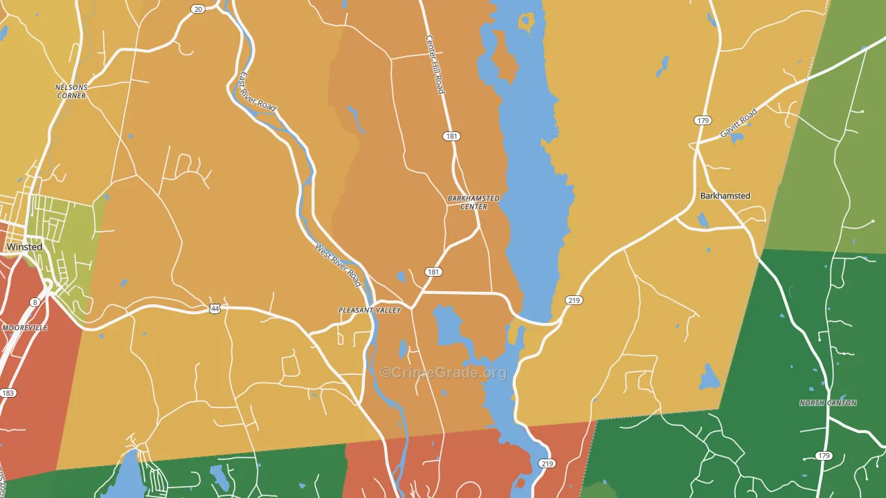 06063, CT Map of Theft Rates