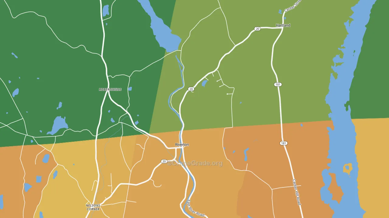 06065, CT Map of Theft Rates