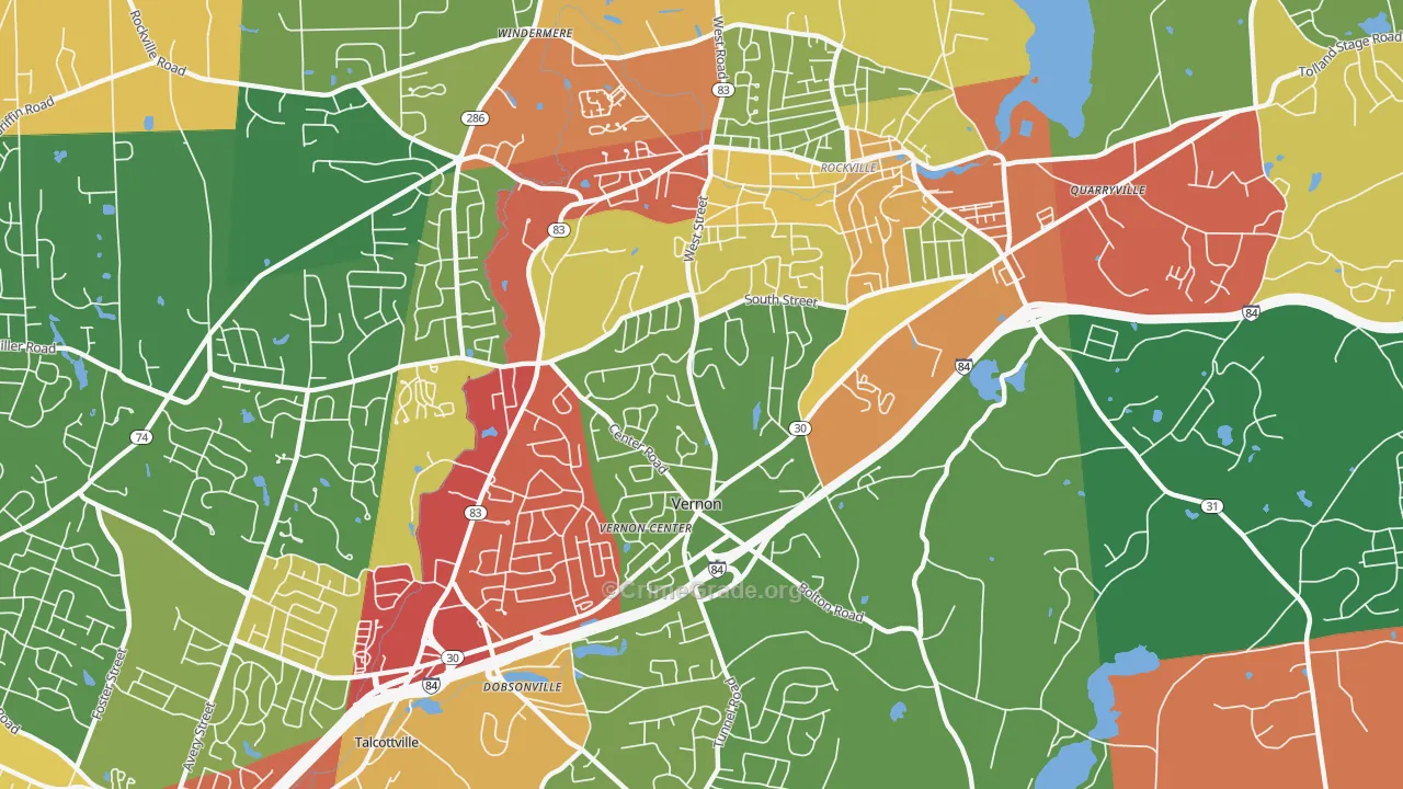 06066, CT Map of Theft Rates