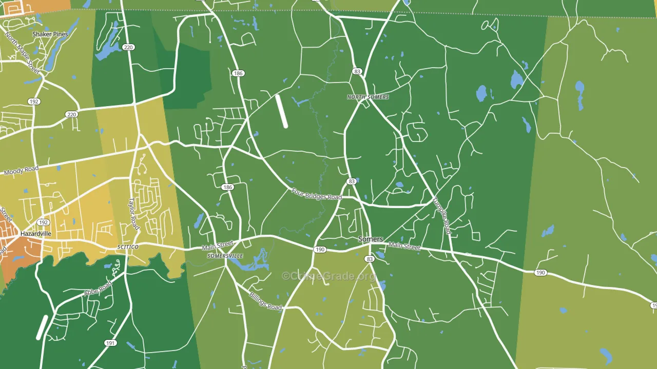 06071, CT Map of Theft Rates