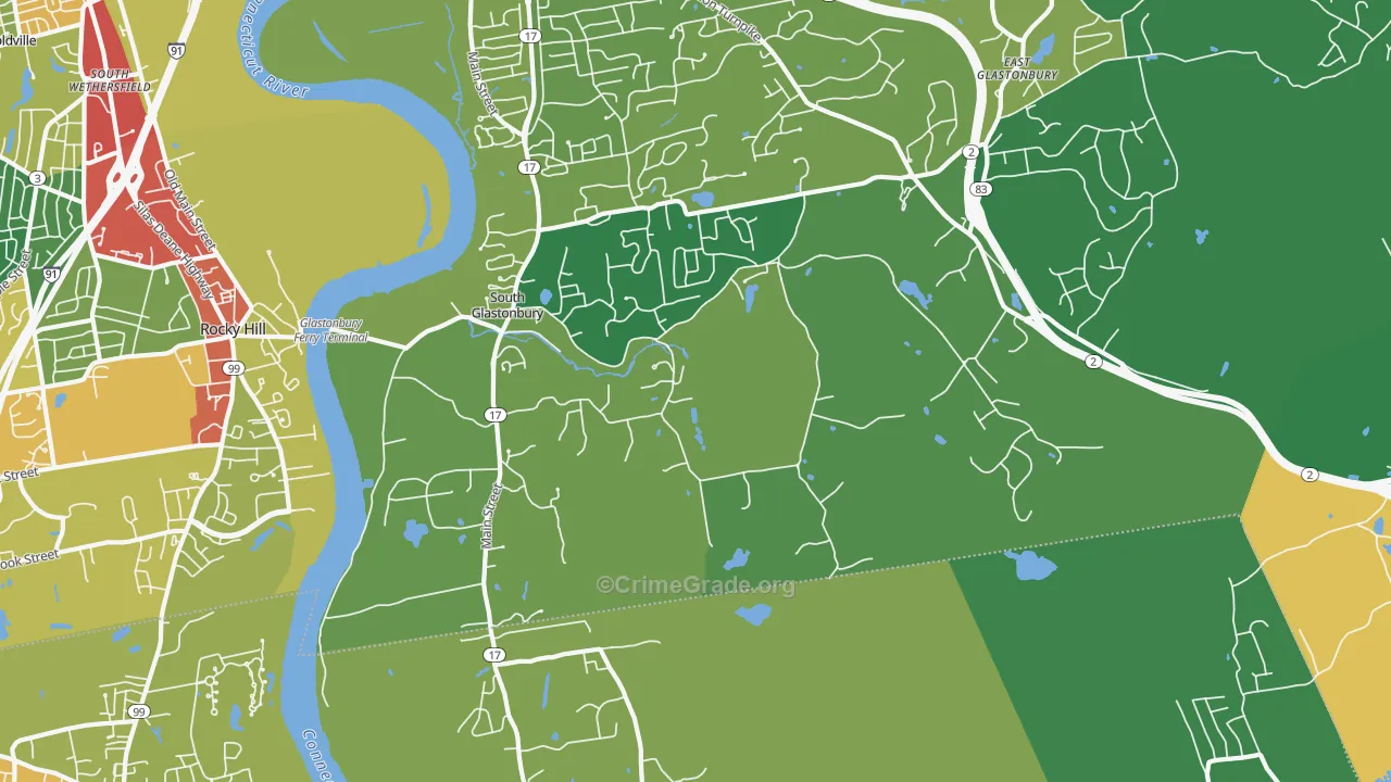 06073, CT Map of Theft Rates